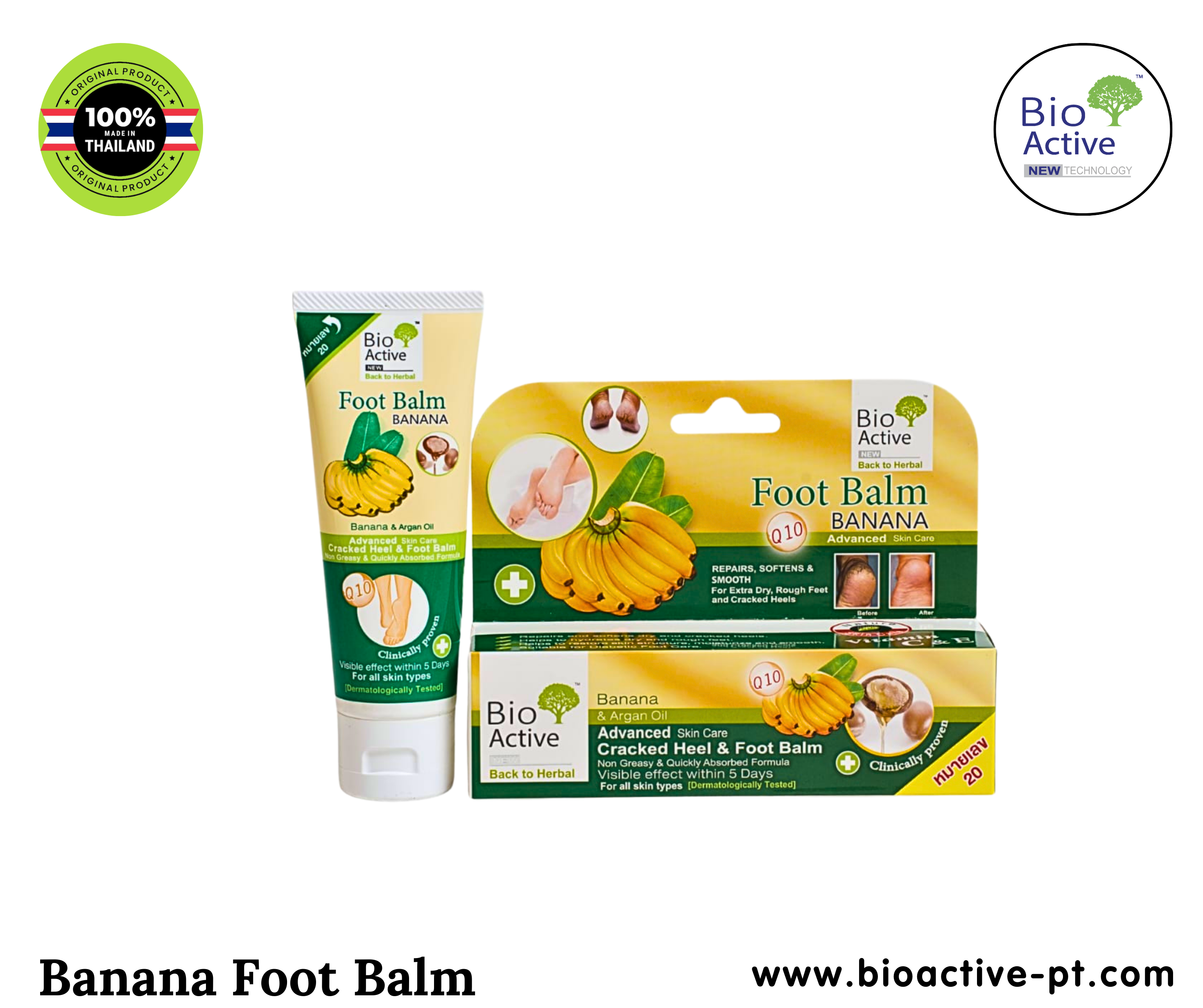 Bio Active Banana  Crack Heel Foot Cream