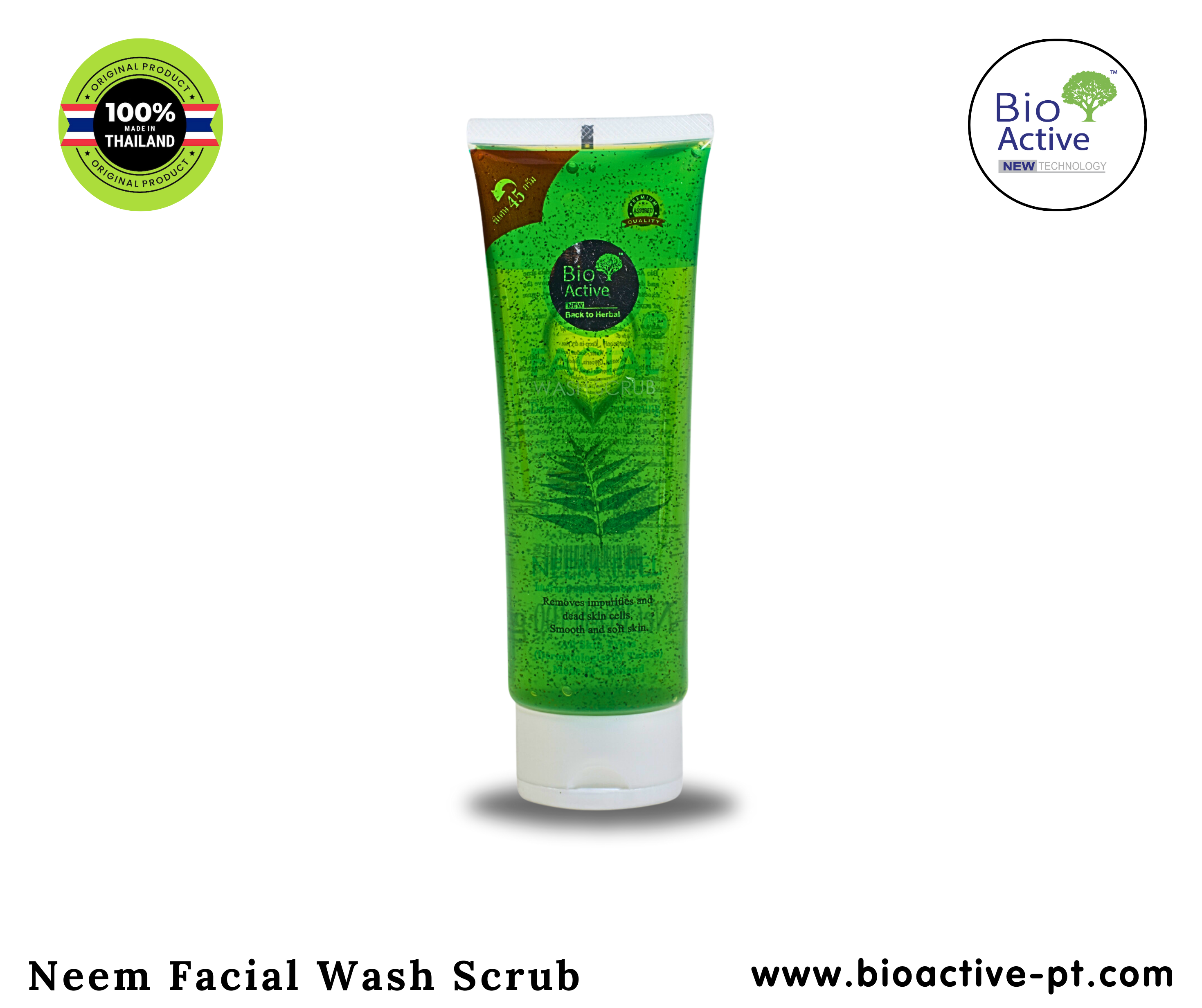 Bio Active Neem Facial Wash Scrub