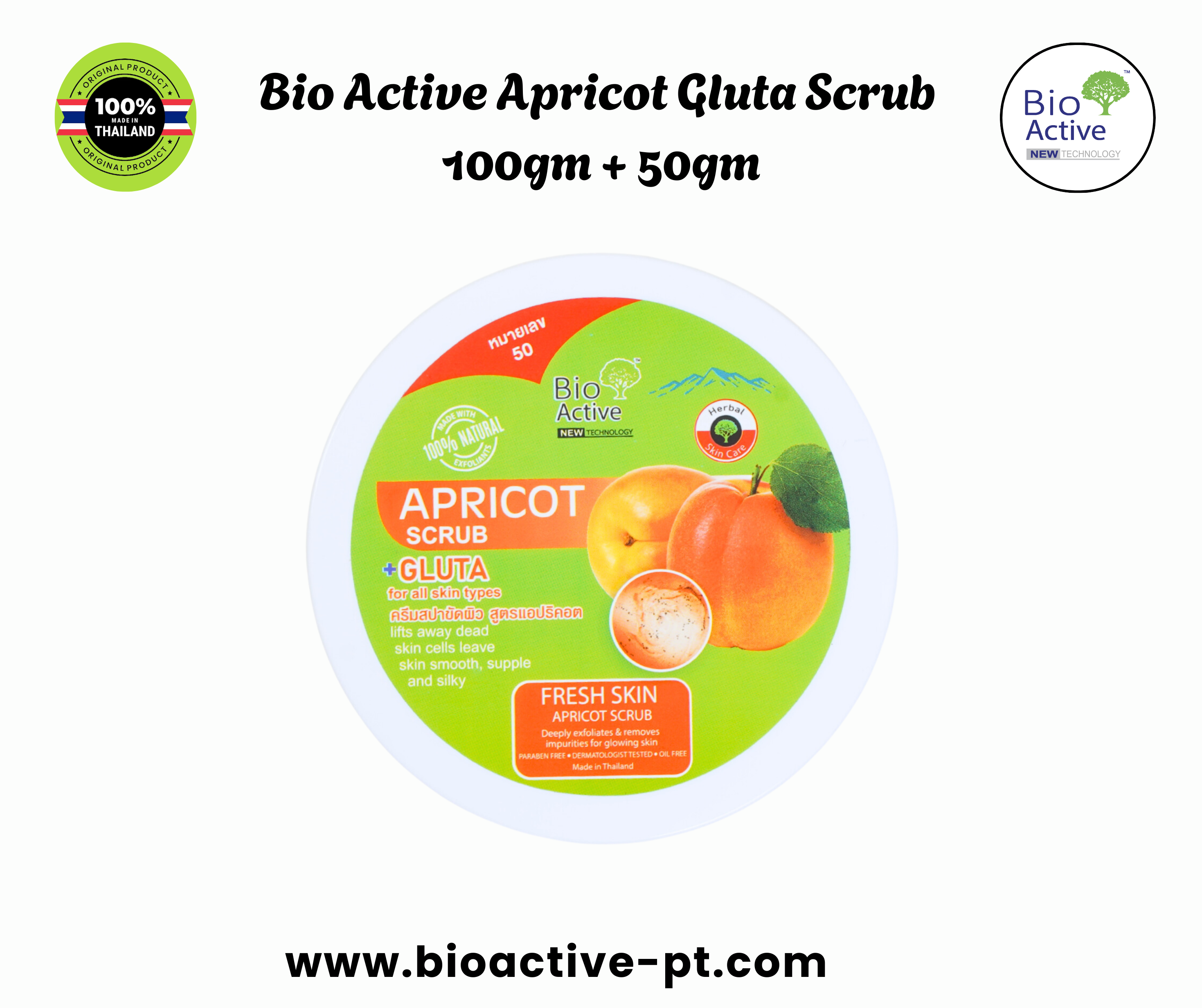 Bio Active Apricot Gluta Scrub