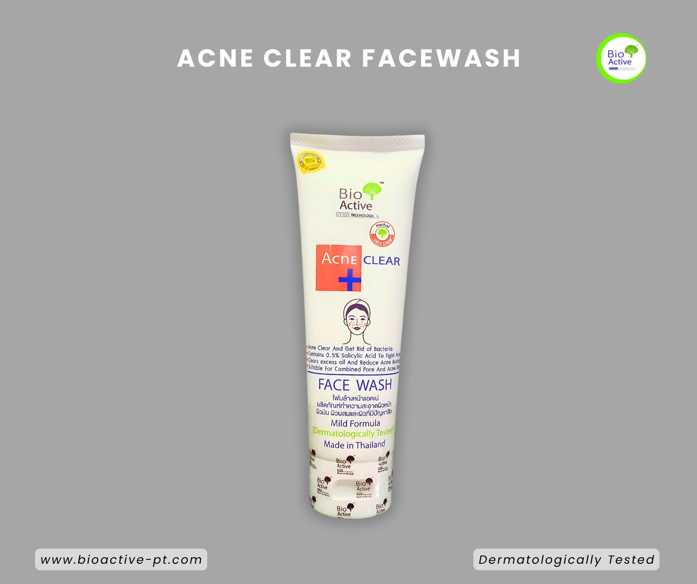 Bio Active Acne Clear Facewash