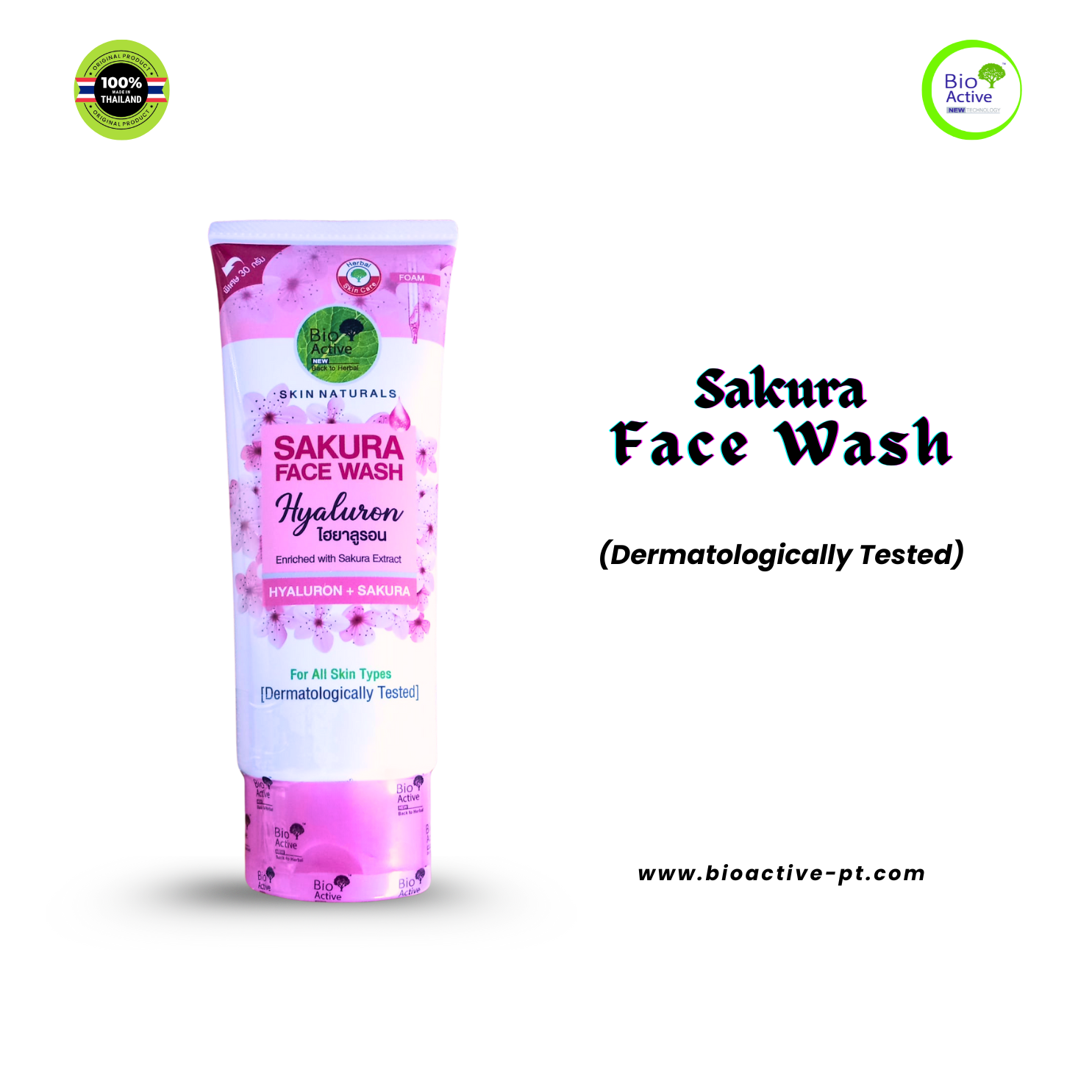 Bio Active Sakura Face Wash