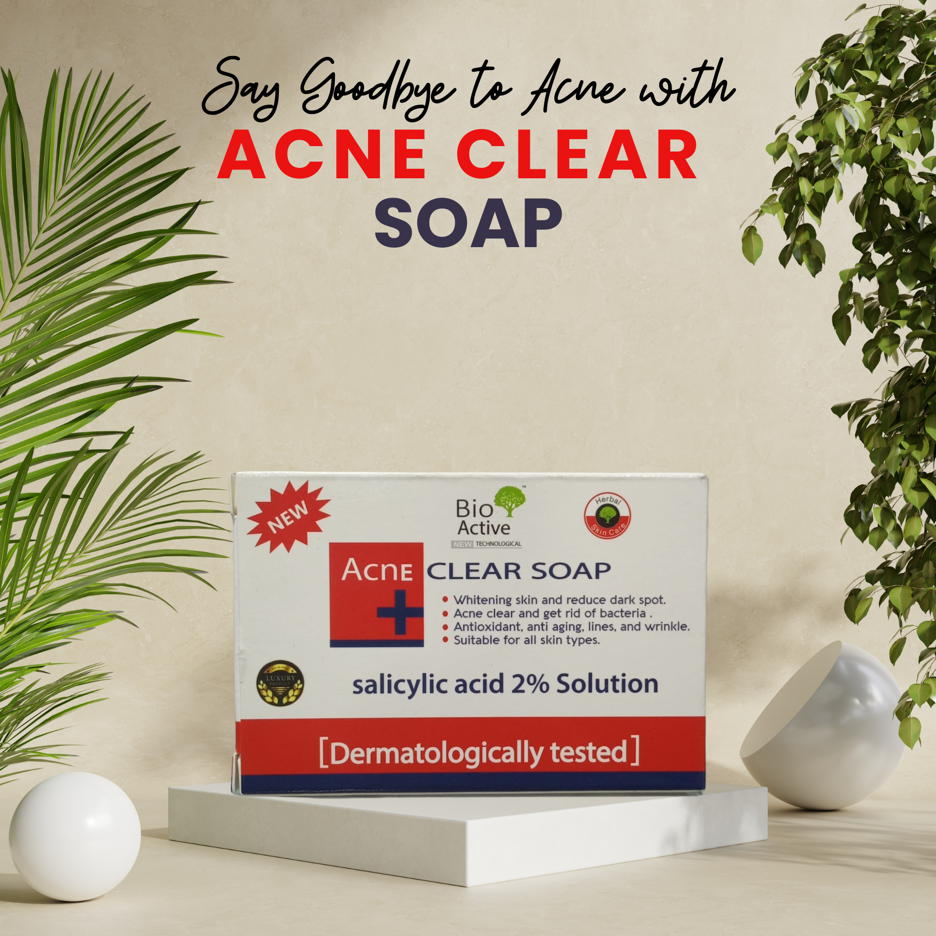 Bio Active Acne Clear Soap